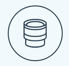 Versatile lens options icon