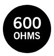 600 ohms