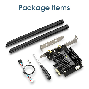 EDUP WiFi 6 Card AX 3000Mbps PCIe Network