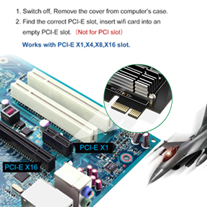 EDUP WiFi 6 Card AX 3000Mbps PCIe Network