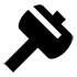 Icon of a hammer