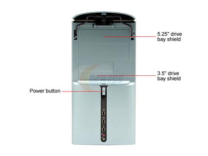 IN WIN IW-ALPHA360.GL Silver Computer Case - Retail