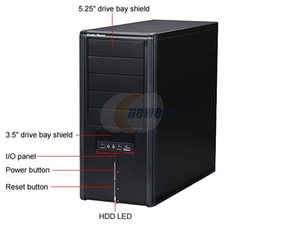 COOLER MASTER Sileo 500 RC-500-KKN1-GP Black Computer Case - Retail
