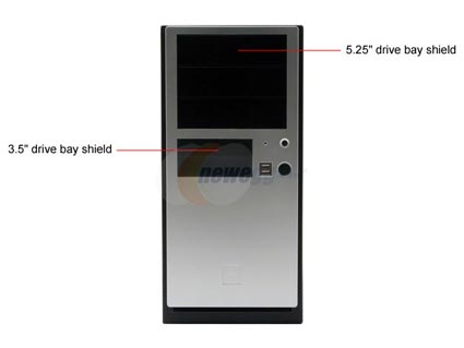 Antec NSK 4400 Black/Silver Computer Case - Retail