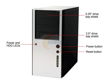 Antec Solo Black/Silver Computer Case - Retail