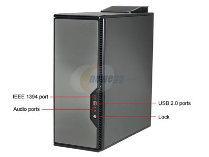 Antec P182 Gun Metal Black Computer Case - Retail