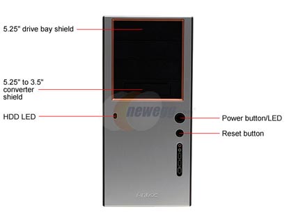 Antec Sonata Plus 550 Black/ Silver Computer Case - Retail