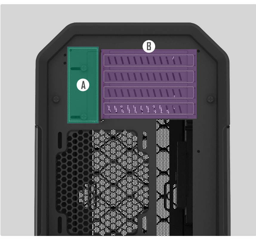 Antec Dark Cube, Dual Front Panels Included, Slide-Open Case Structure, Build-In LED Lighting Bars, Top GPU Showcase, USB3.1 Type-C Ready, Aerospace Standard Aluminum Alloy ITX Case 12 Antec Computer Case
