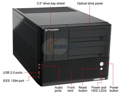 Thermaltake LANBOX Lite VF6000BNS Black Computer Case - Retail