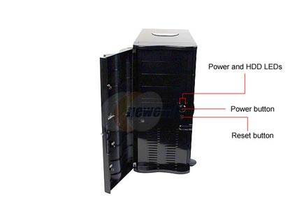 Thermaltake SOPRANO VB1000BWS Black Computer Case With Side Panel Window - Retail