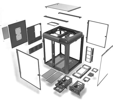 Thermaltake Level 20 HT Full Tower Chassis Dismantlable Modular show