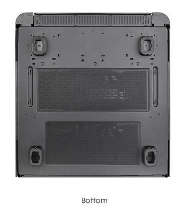 Thermaltake Level 20 HT Full Tower Chassis bottom close-up