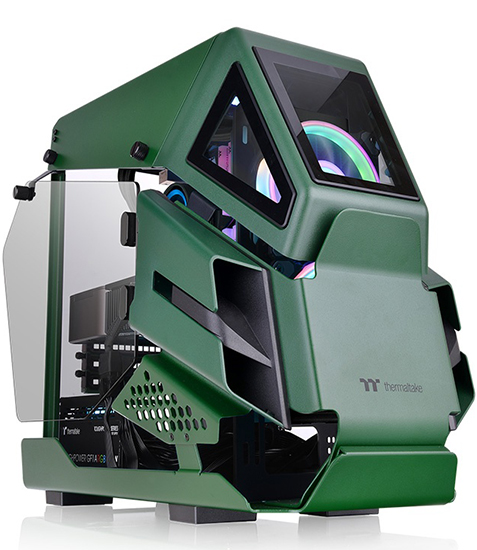 Thermaltake AH T200 CA-1R4-00SCWN-00 Racing Green Computer Case 2 Thermaltake Computer Case