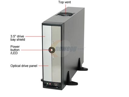 Rosewill R379-M Black/ Silver Computer Case - Retail
