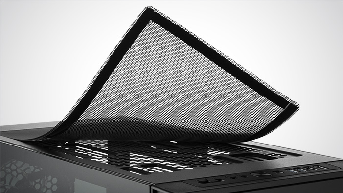 Dust Filter Peeling off the top of the Rosewill CULLINAN MX-Blue