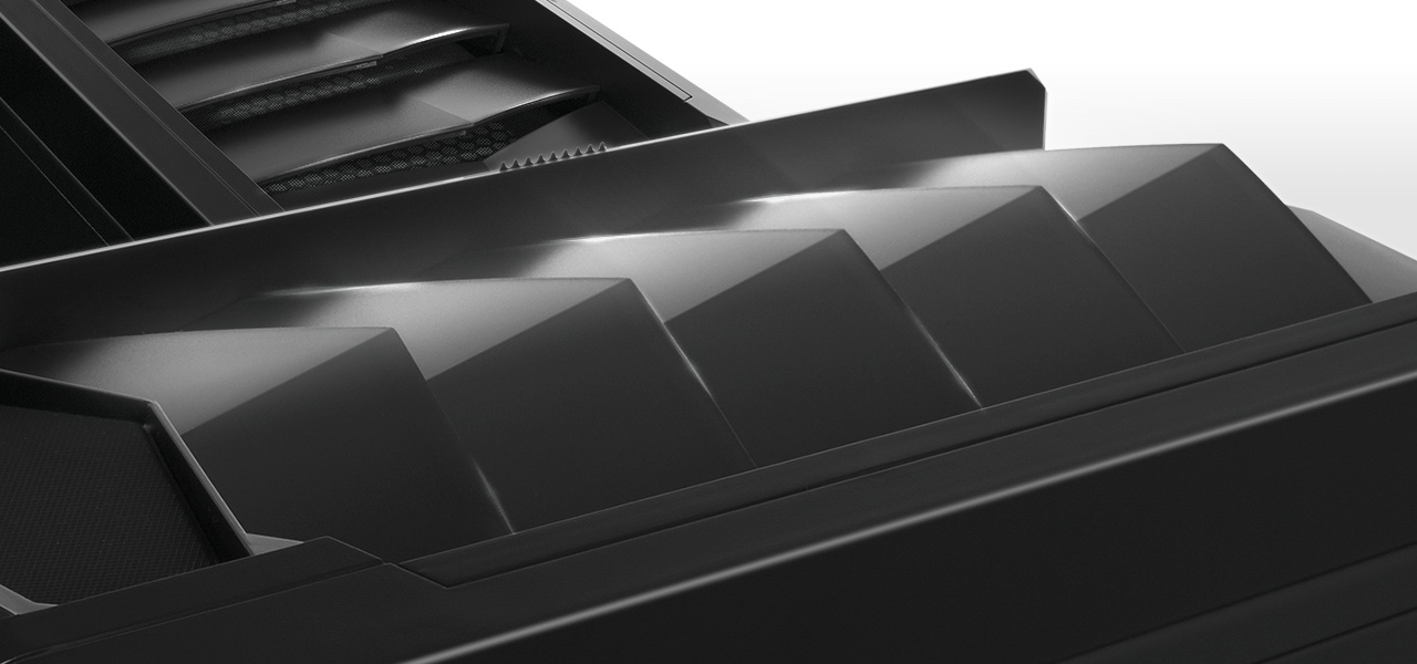 Divots on Top of the Rosewill NIGHTHAWK Z-RGB Case