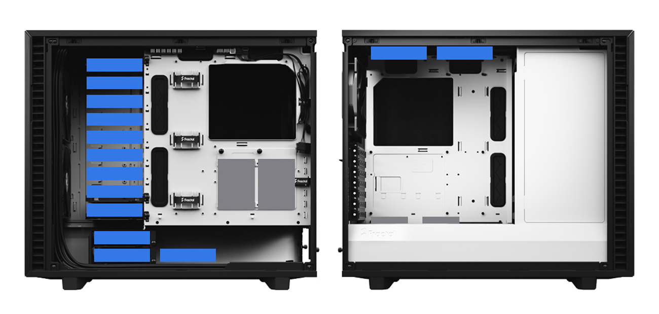 Fractal Define 7 case back view