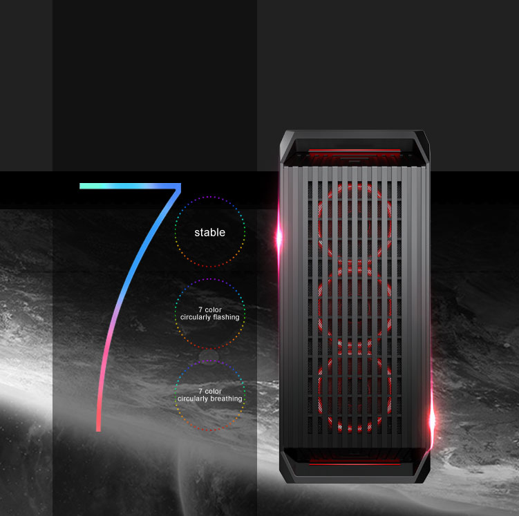 DIYPC Front Facing Image In front of a planet and it's atmosphere