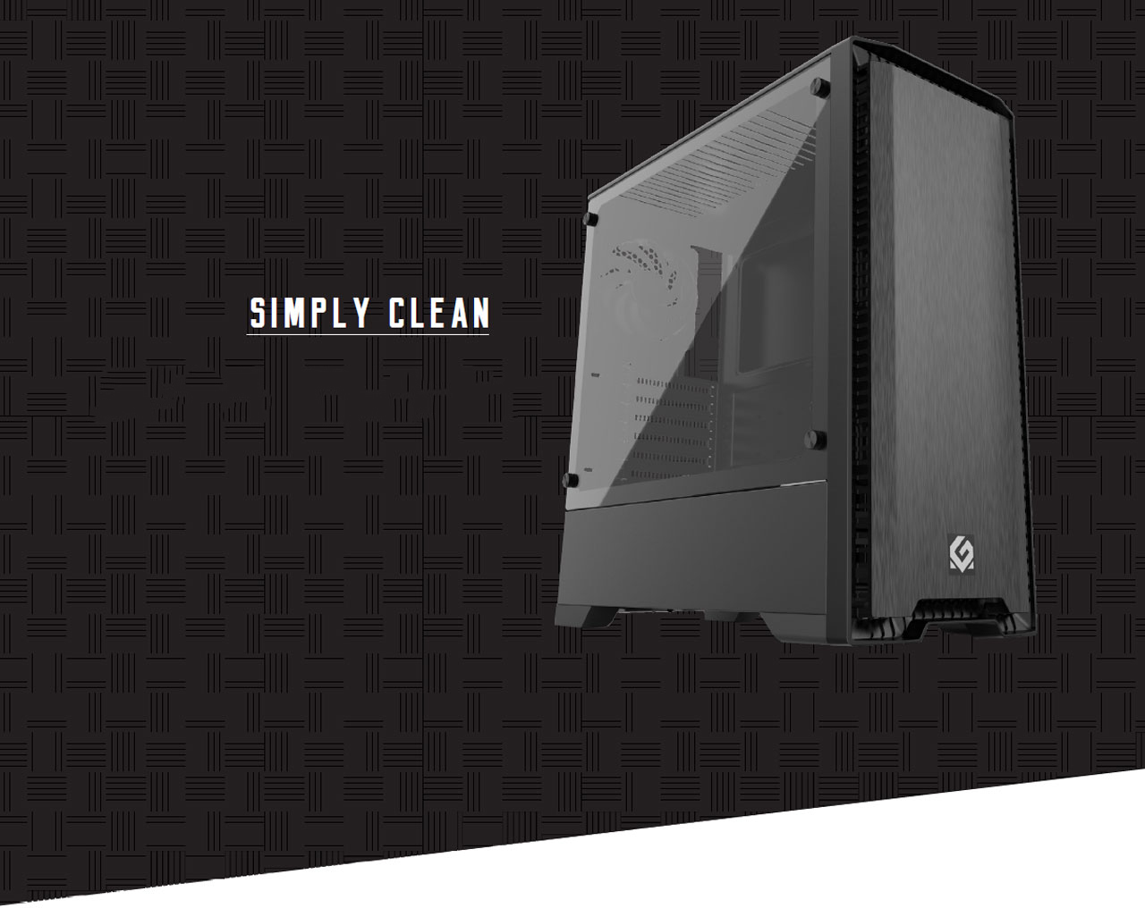Metallic Gear Neo Silent Computer case side view