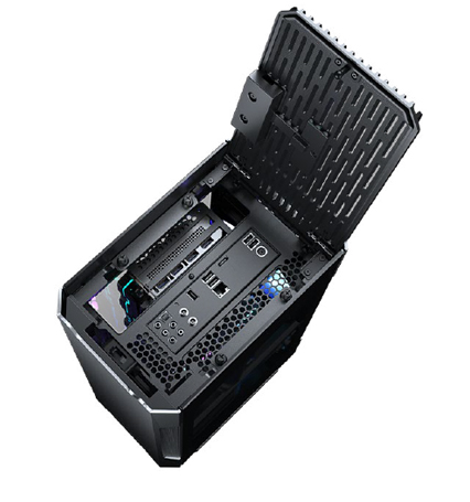 Phanteks Evolv Shift 2 Mini-ITX case, Tempered Glass Side Panels, Aluminum Panels, D-RGB, Anthracite Grey 3 Phanteks Computer Case