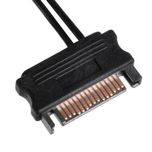 SATA power cable x 1 to PSU with a length of 300mm