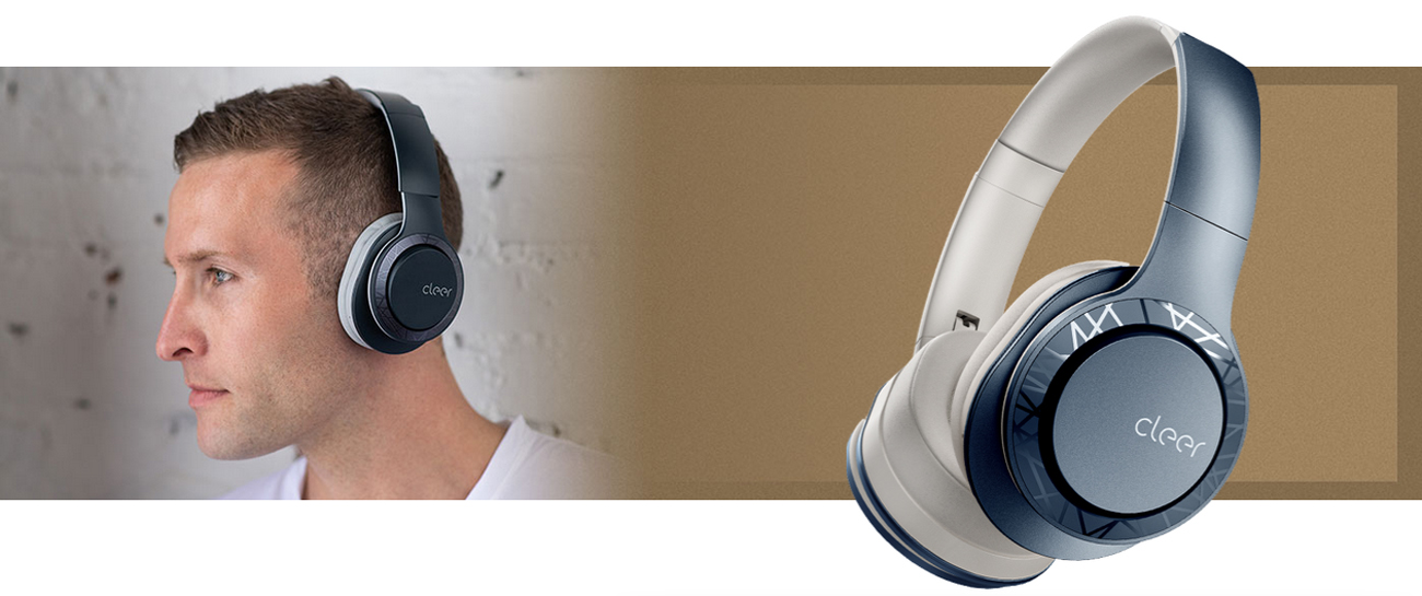 Cleer Audio Enduro 100 Bluetooth Wireless Headphones side view