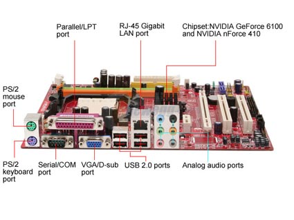 MSI K9N6PGM-F Micro ATX AMD Motherboard - Retail