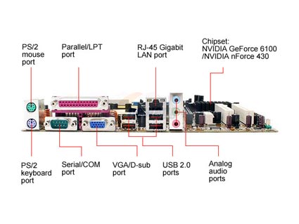 ASUS M2N-MX Micro ATX AMD Motherboard - Retail