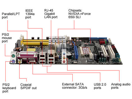 ASUS P5N-E SLI ATX Intel Motherboard - Retail