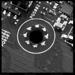 A single ring of soldering point