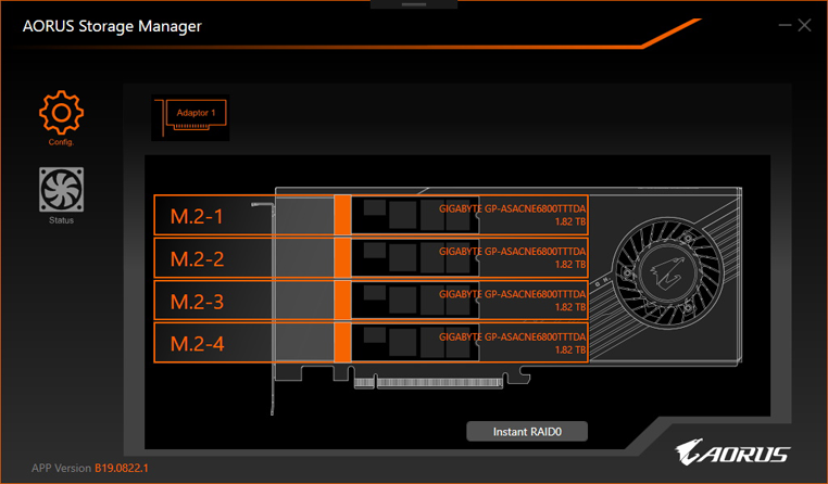 a screenshot of configuration