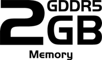 2GB GDDR5 Memory