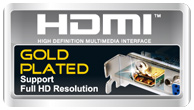 Gold plated HDMI