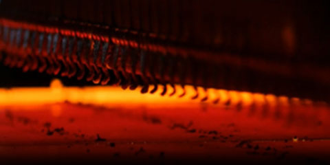 Heat process at a factory
