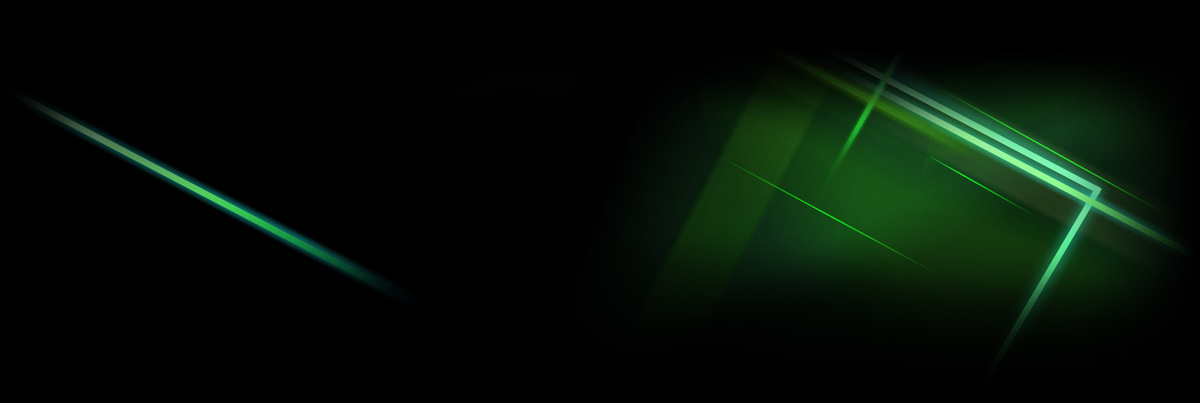 green graphic background