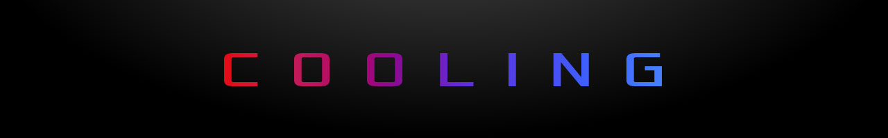 Feature banner for cooling