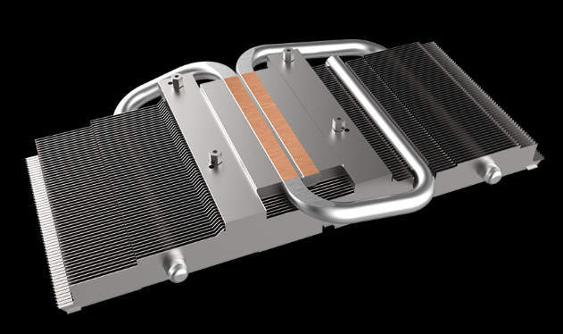 close look at the 2.7-slot design