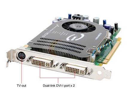 EVGA GeForce 8600 GTS 256-P2-N761-AR Video Card - Retail