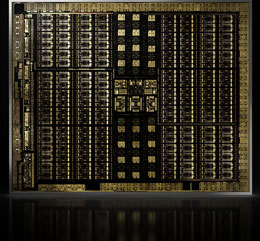 Closeup of the Turing GPU