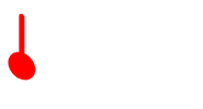 Icon of red thermometer with texts reading as “> 60°C”