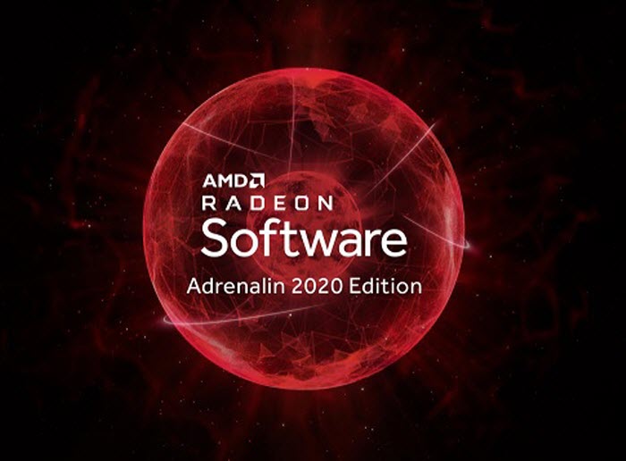 a badge for AMD Radeon Software Adrenalin 2020 Edition