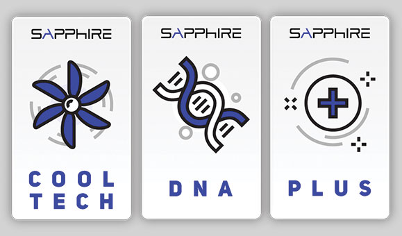 SAPPHIRE PULSE Radeon RX 5500 XT DirectX Special Edition featuress are divided into three categories