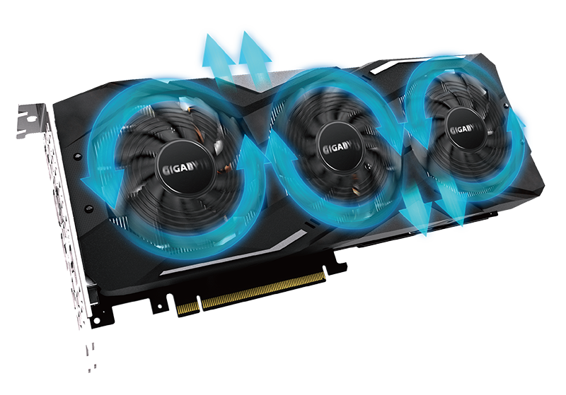 GeForce® RTX 2060 SUPER™ WINDFORCE OC 8G with the alluminum radiator