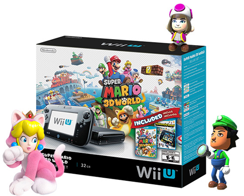 Nintendo Wii U Super Mario 3D World Deluxe Set 