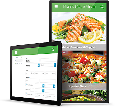 The different positions Touchscreen Displays