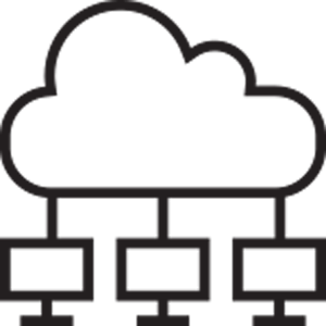 Cloud computing icon