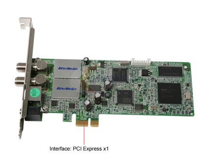 AVerMedia AVerTV Combo PCIe MCE ATSC/NTSC/QAM Tuner Card w/MCE Remote & L-P Bracket 7 95522 96066 5 - Retail