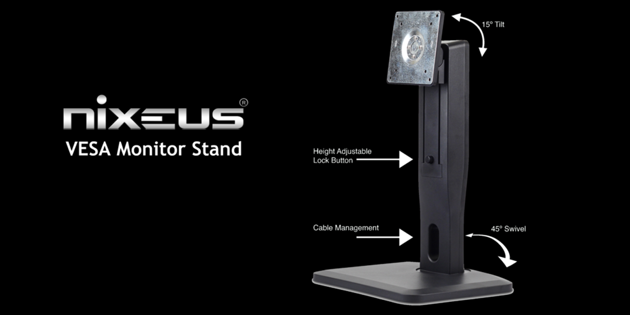 Nixeus VESA Height Adjustable LCD Monitor