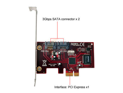 Rosewill RC-211 PCI Express SATA II Controller Card - Retail