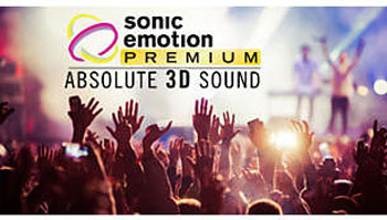 Immersive sound with clear voice designed by sonic emotion